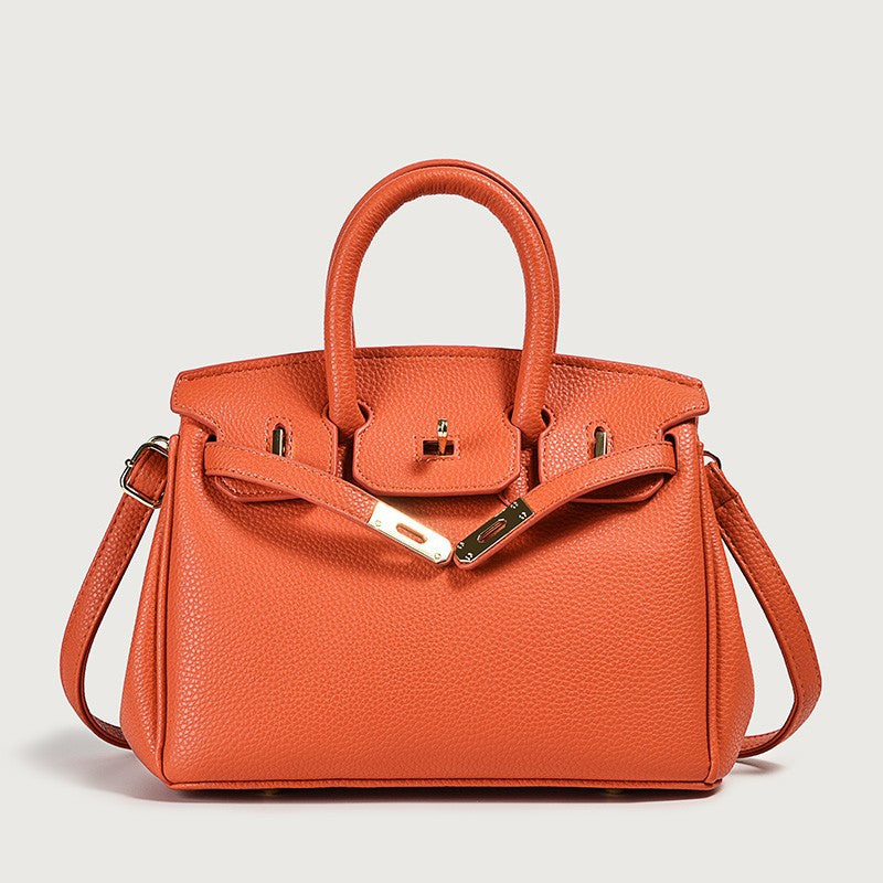 Classic PU Top-Handle Bag