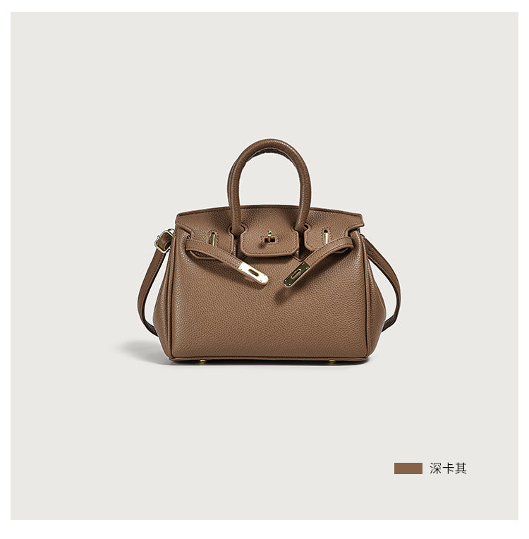Classic PU Top-Handle Bag