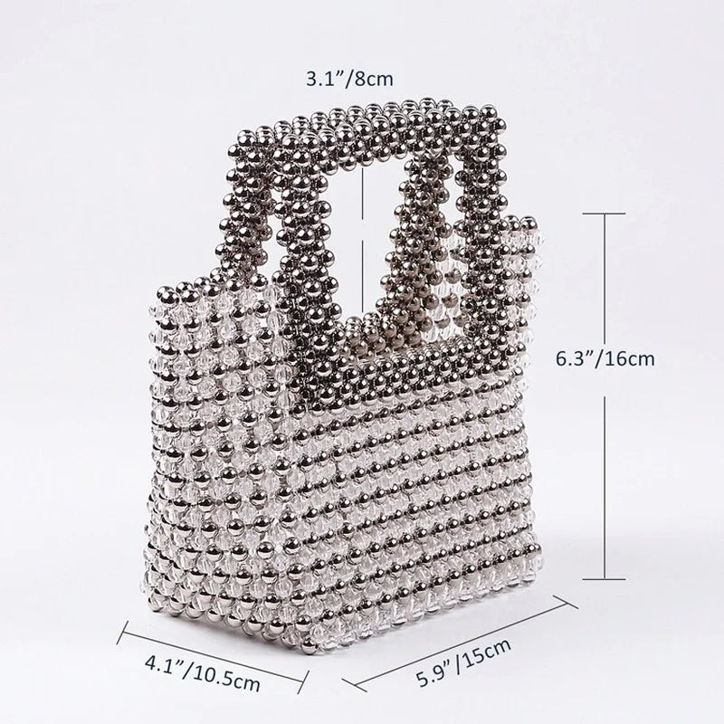 Acrylic Top-Handle Evening Bag