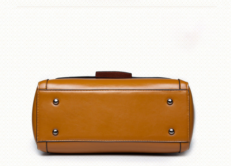 Leather Flap Shoulder Bag