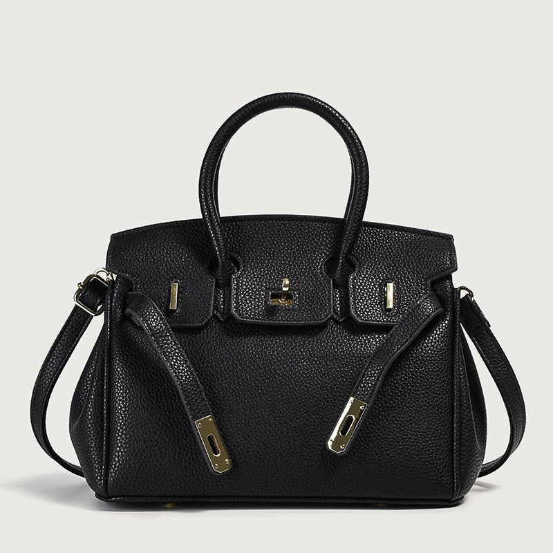 Classic PU Top-Handle Bag