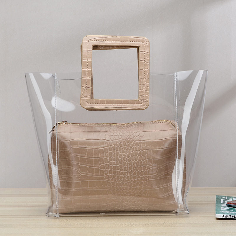 RanHuang Transparent Beach Shoulder Bag