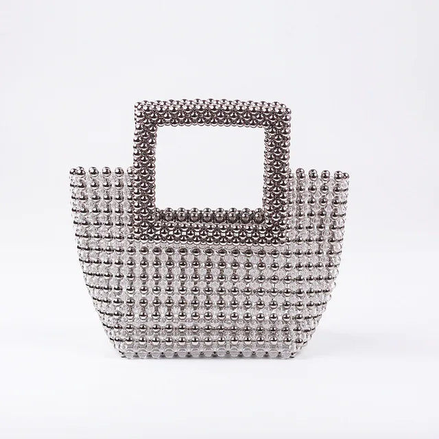 Acrylic Top-Handle Evening Bag