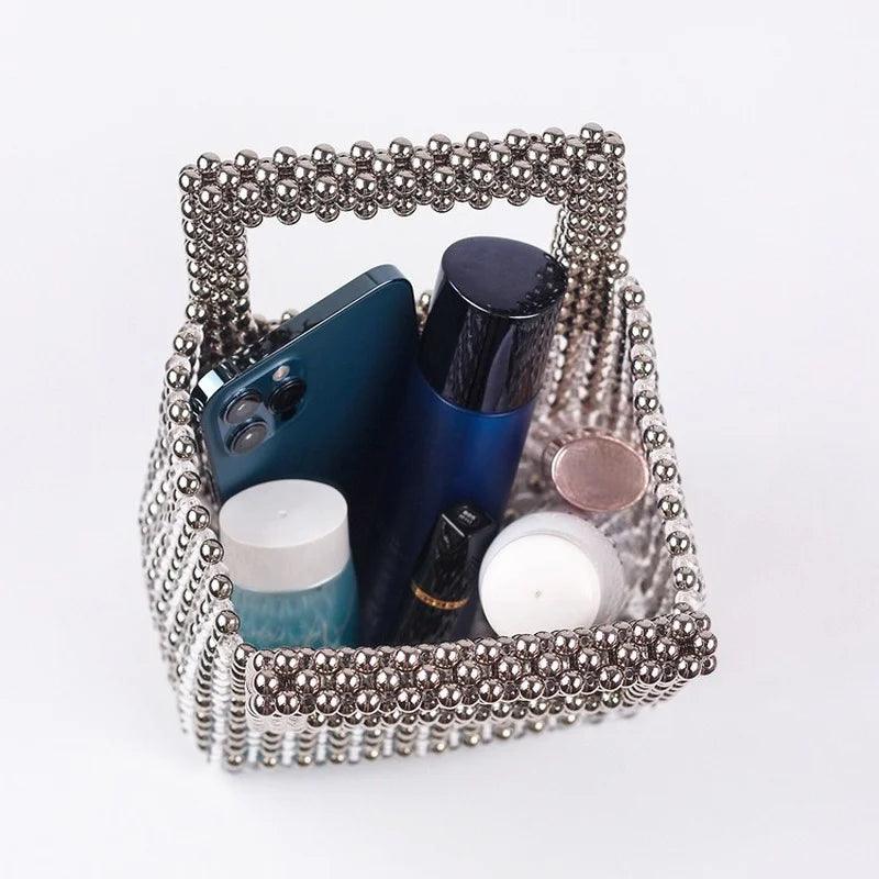 Acrylic Top-Handle Evening Bag