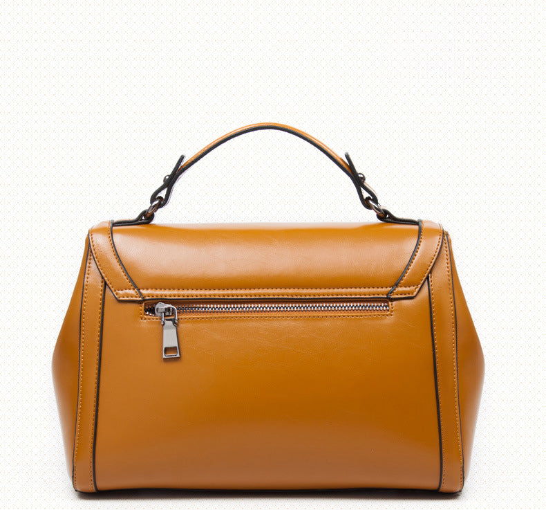 Leather Flap Shoulder Bag
