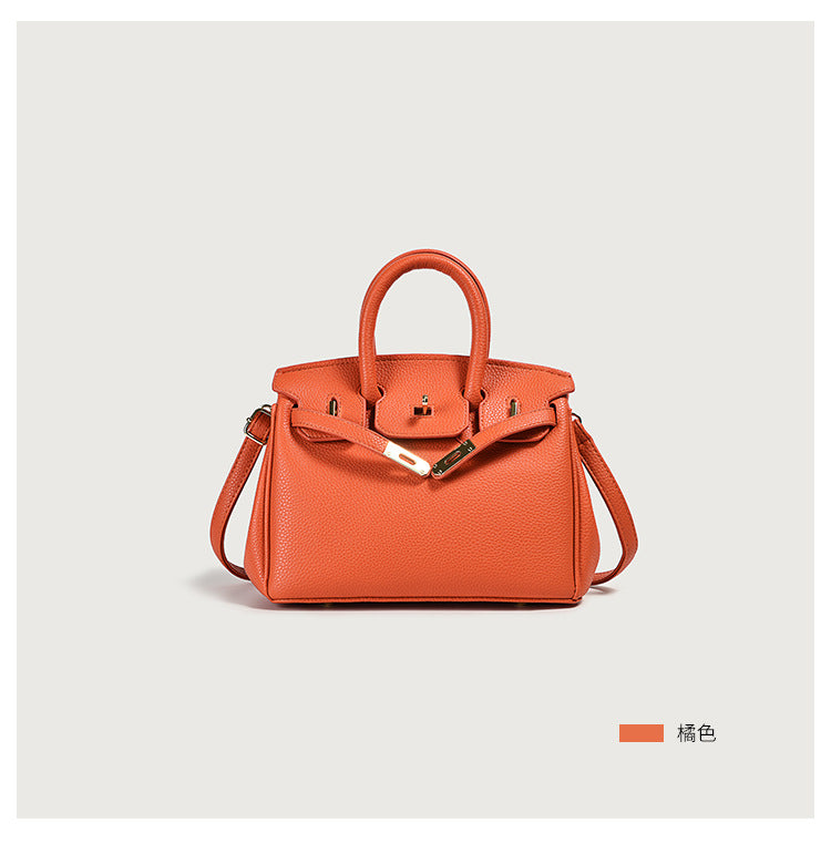 Classic PU Top-Handle Bag