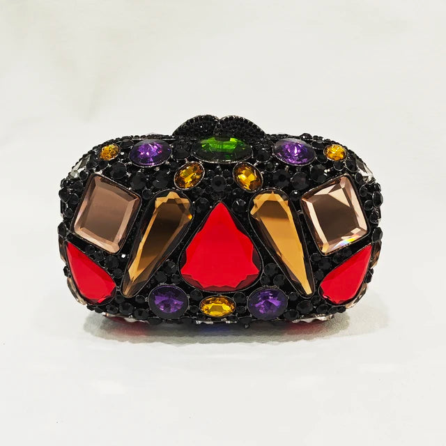 Statement Stone Evening Clutch