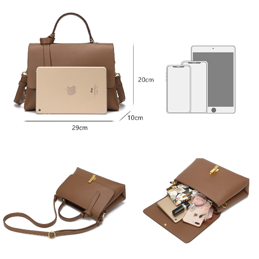 Retro Large-Capacity Shoulder Bag