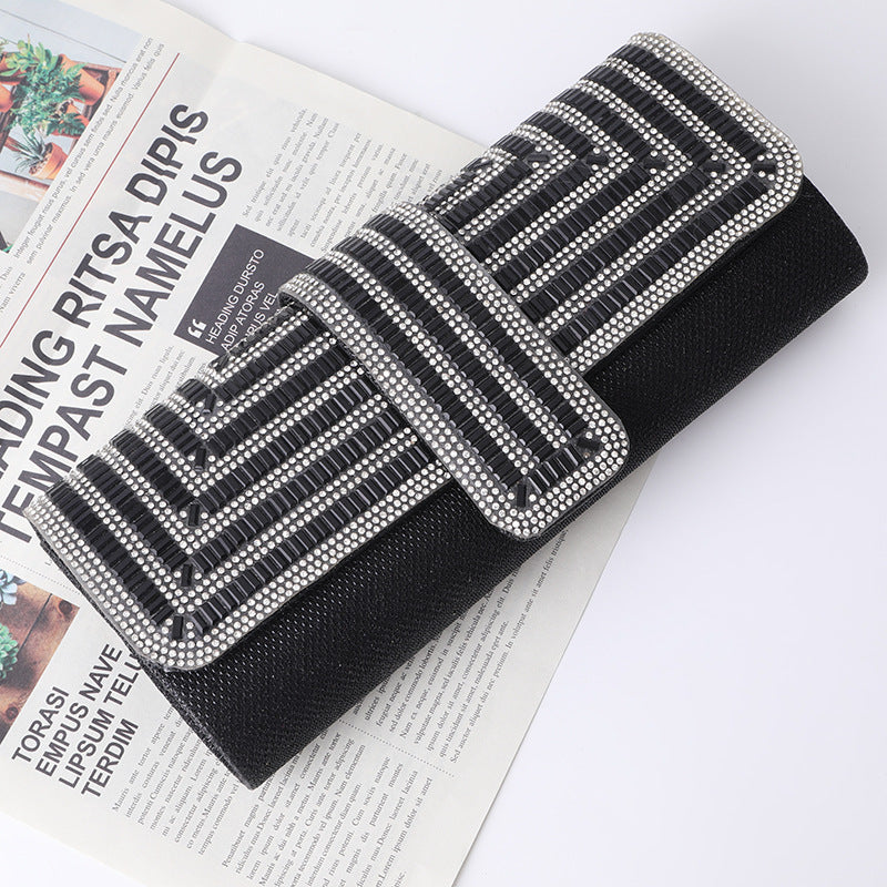 Chain-Handle Evening Bag