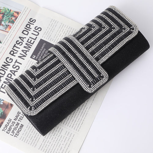 Chain-Handle Evening Bag