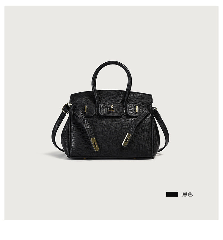 Classic PU Top-Handle Bag