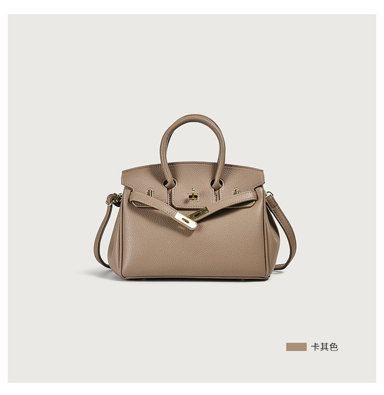 Classic PU Top-Handle Bag
