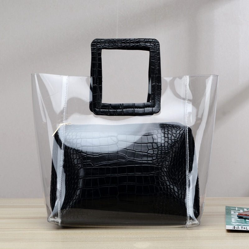 RanHuang Transparent Beach Shoulder Bag