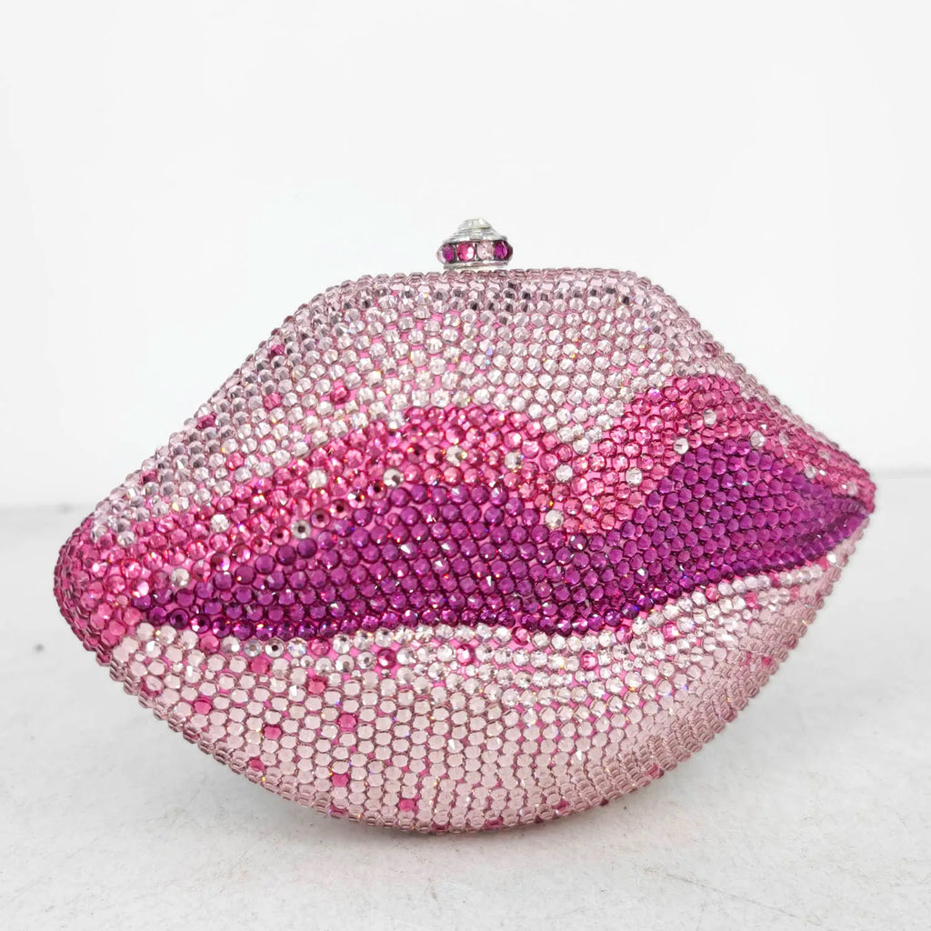 Rhinestone Metal Evening Clutch