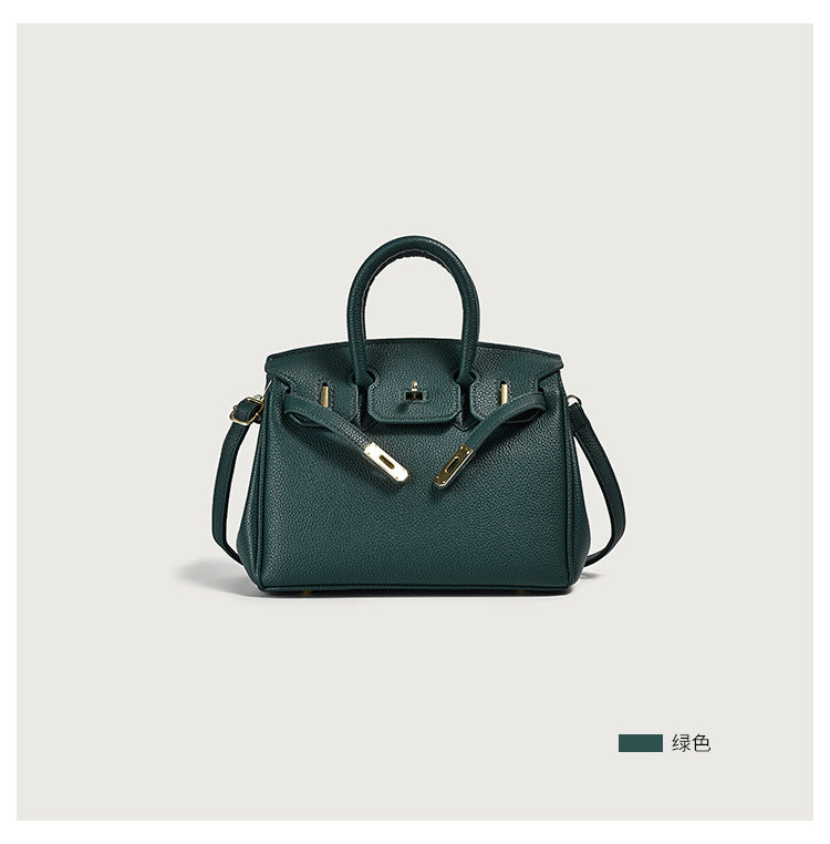 Classic PU Top-Handle Bag