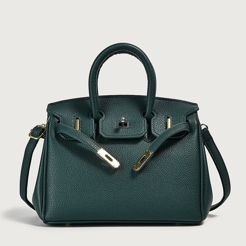 Classic PU Top-Handle Bag