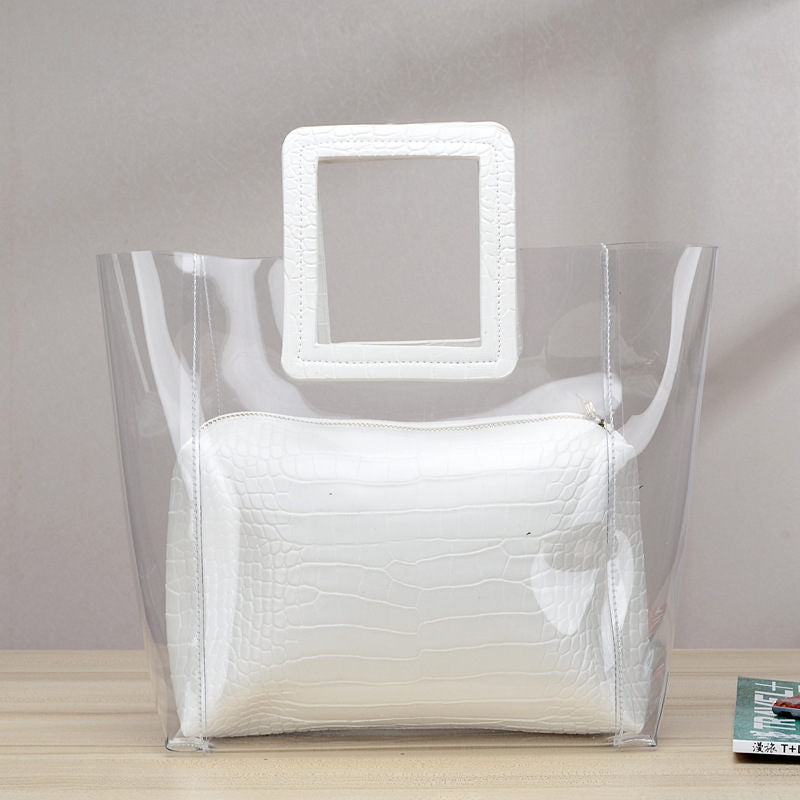 RanHuang Transparent Beach Shoulder Bag