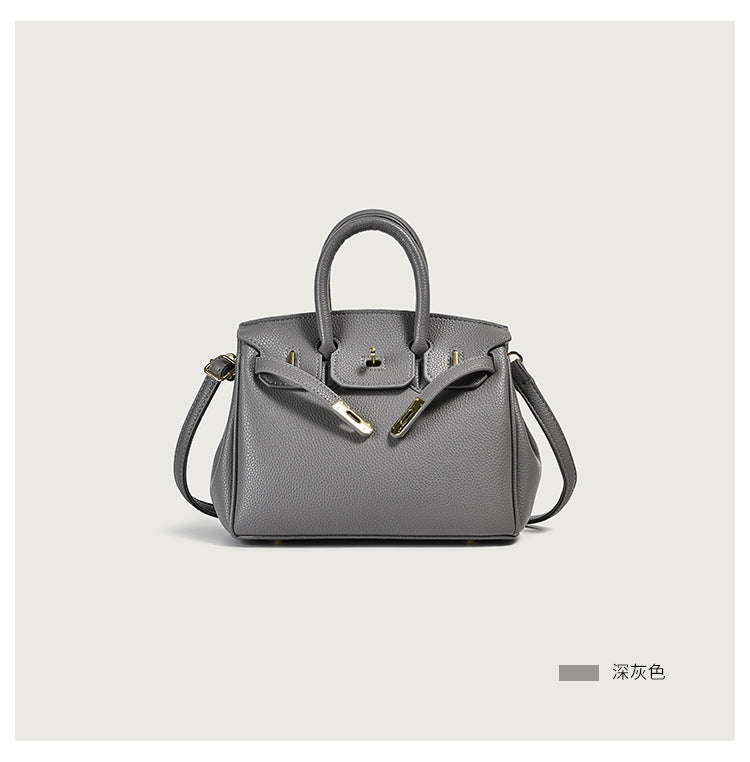 Classic PU Top-Handle Bag