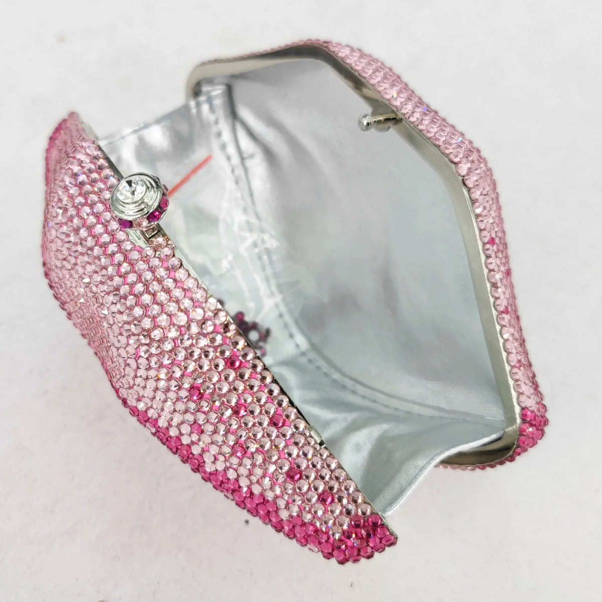 Rhinestone Metal Evening Clutch