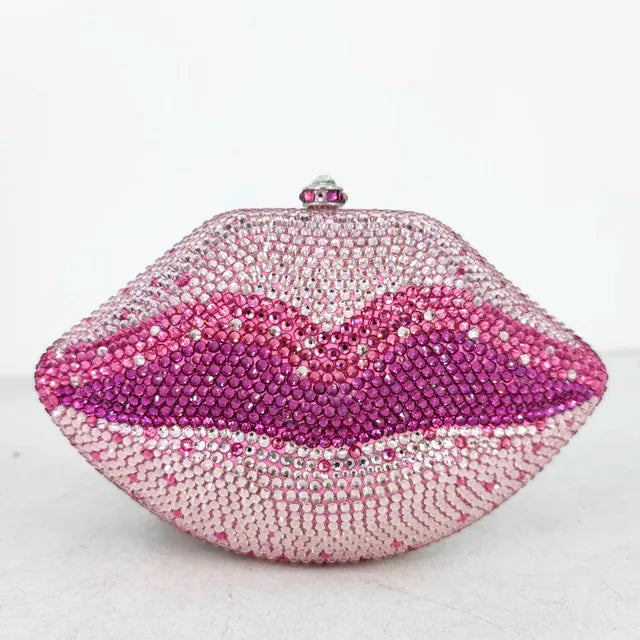 Rhinestone Metal Evening Clutch