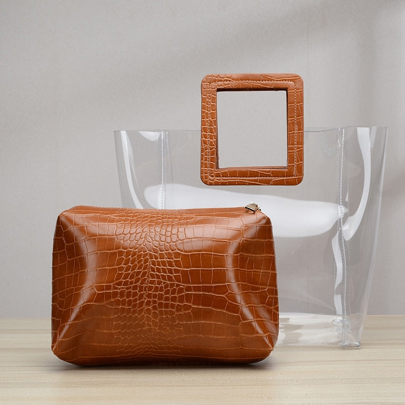 RanHuang Transparent Beach Shoulder Bag
