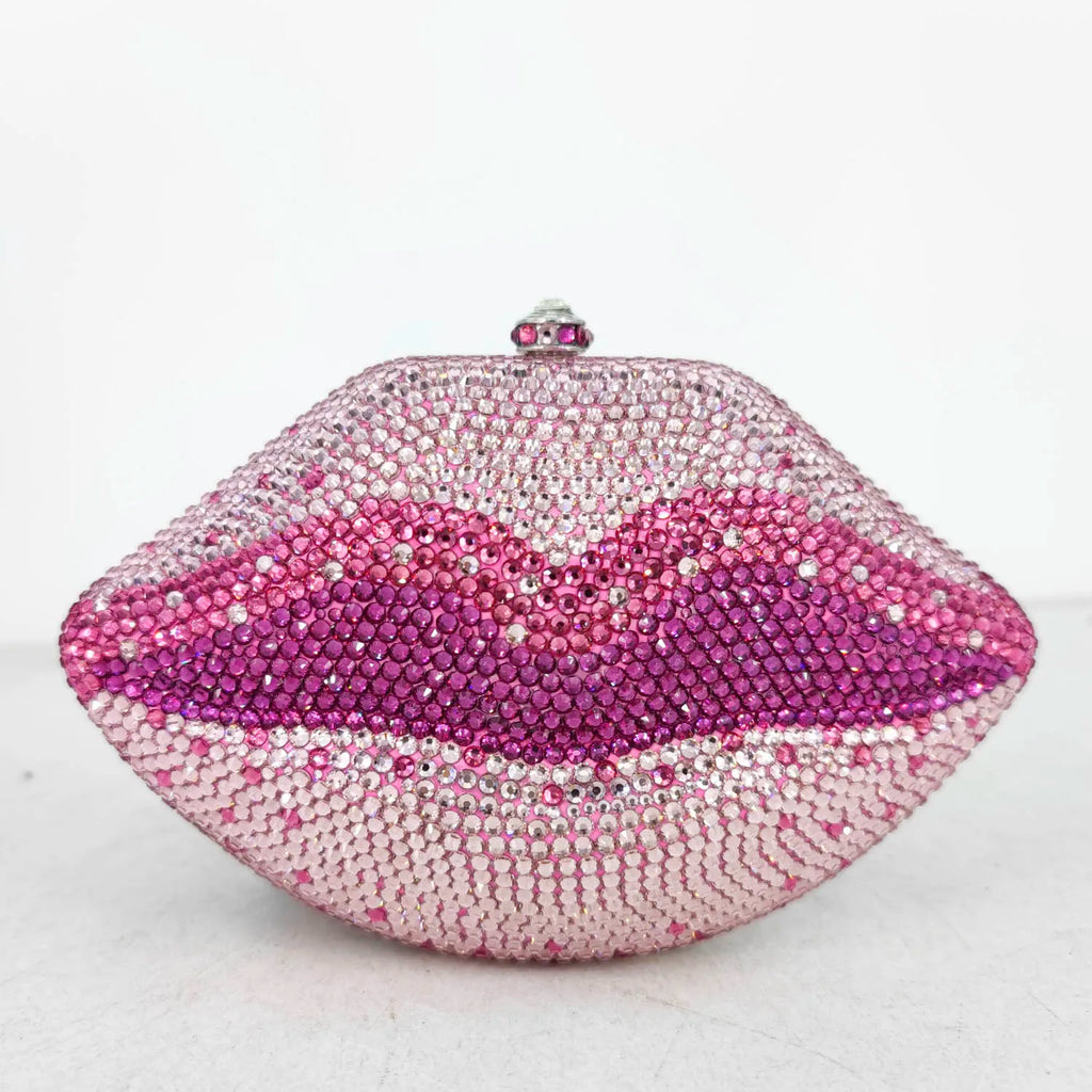 Rhinestone Metal Evening Clutch