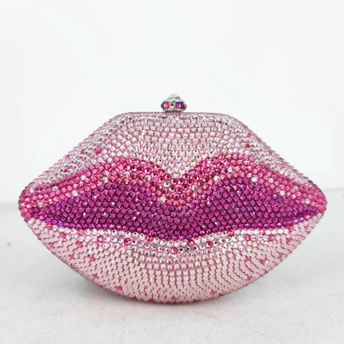 Rhinestone Metal Evening Clutch