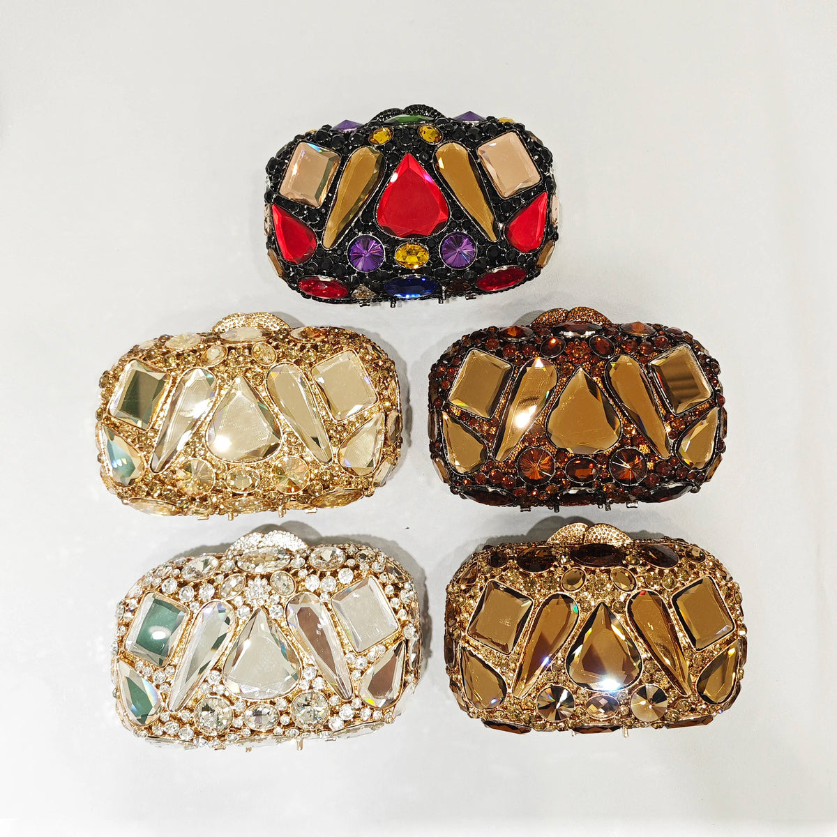 Statement Stone Evening Clutch