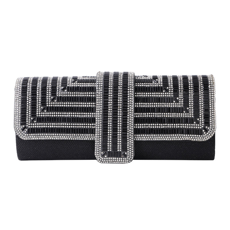 Chain-Handle Evening Bag