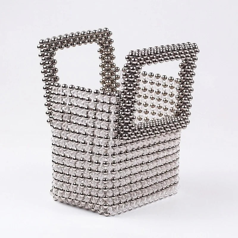 Acrylic Top-Handle Evening Bag