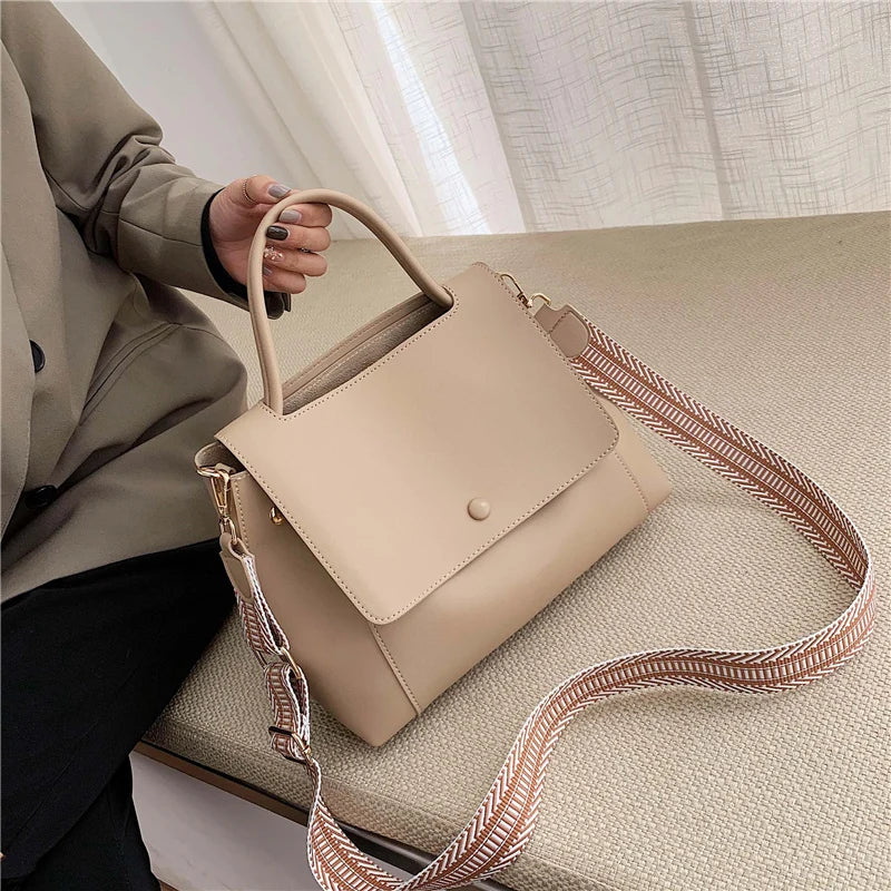 Retro Soft PU Tote Bag