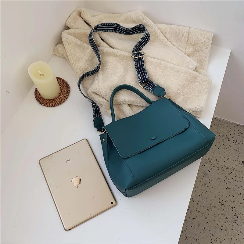 Retro Soft PU Tote Bag